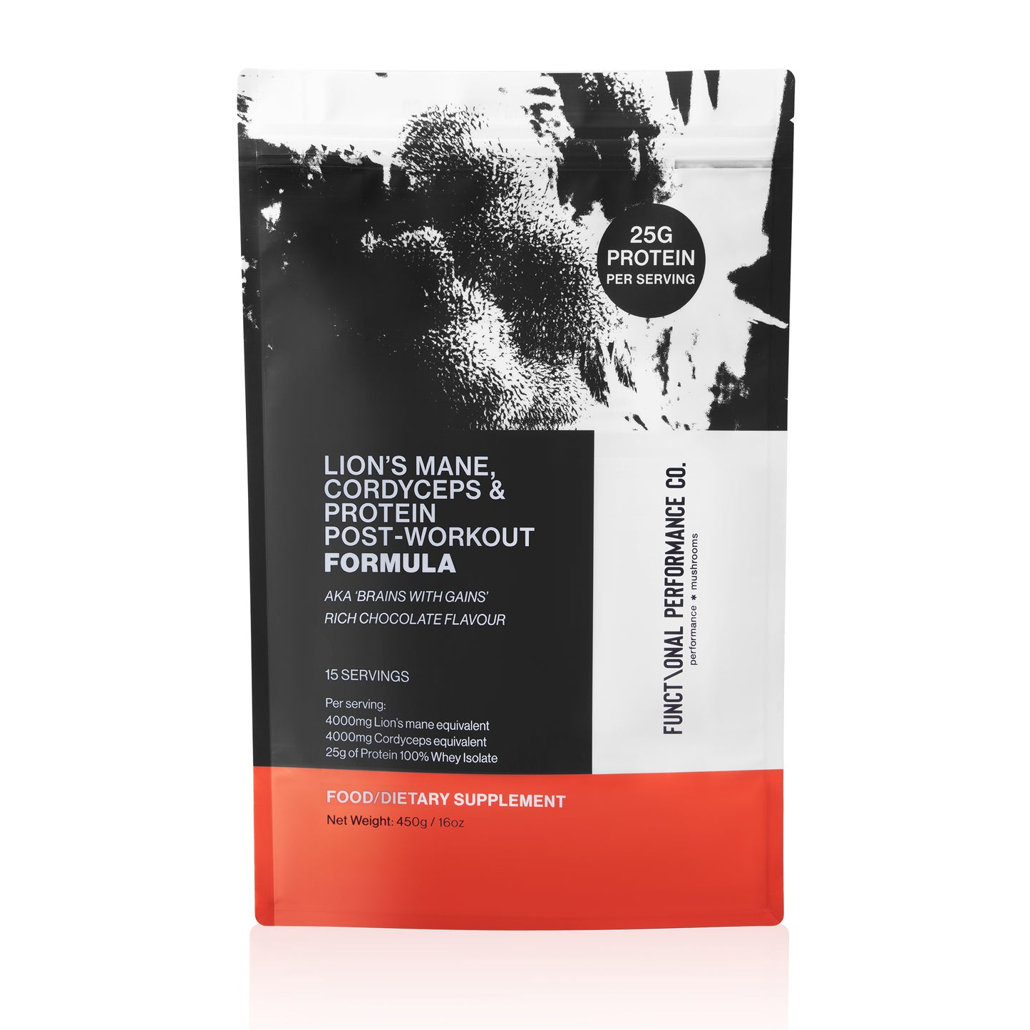 Lion's Mane and Cordyceps Post Workout Protein Formula