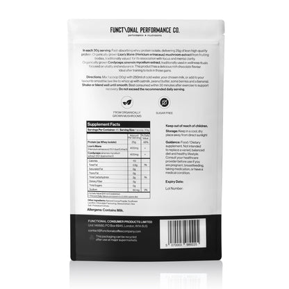 Lion's Mane and Cordyceps Post Workout Protein Formula