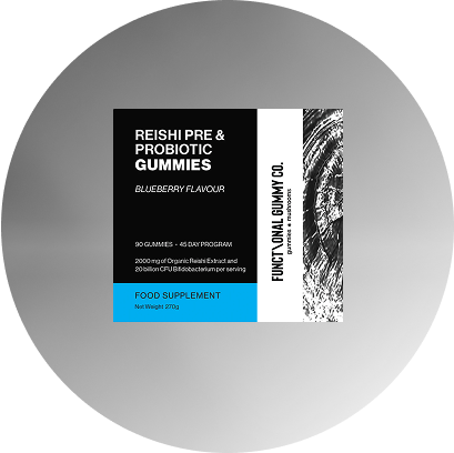 <p>GUT</p><ul><li>Quadruple-strain probiotics for gut support</li><li>Supports stress management and immunity</li></ul>