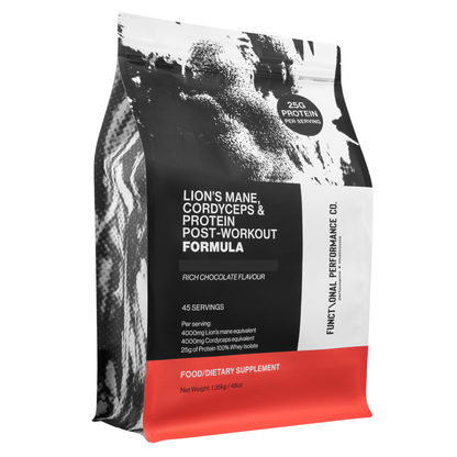 Lion's Mane and Cordyceps Post Workout Protein Formula
