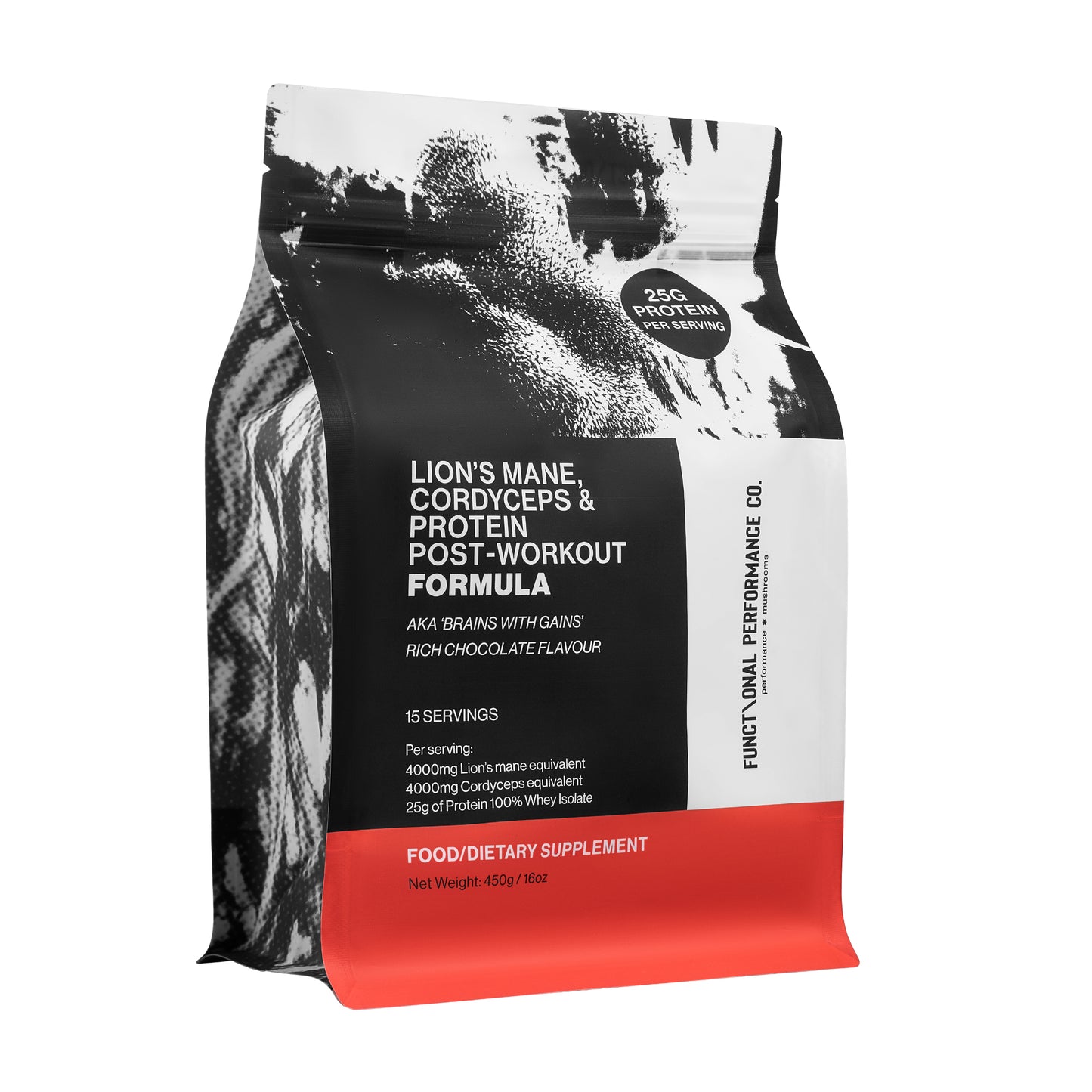 Lion's Mane and Cordyceps Post Workout Protein Formula